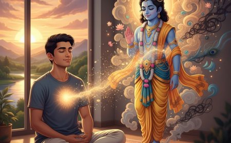 સતત ખુશ રહેવું છે? કૃષ્ણના 'દર્શન' ફોર્મ્યુલાથી સ્ટ્રેસ હટાવો.