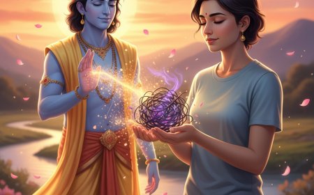 'ચિંતામુક્ત' થવાનો સૌથી સરળ ઉપાય: શ્રીકૃષ્ણને બધું સોંપી દો.