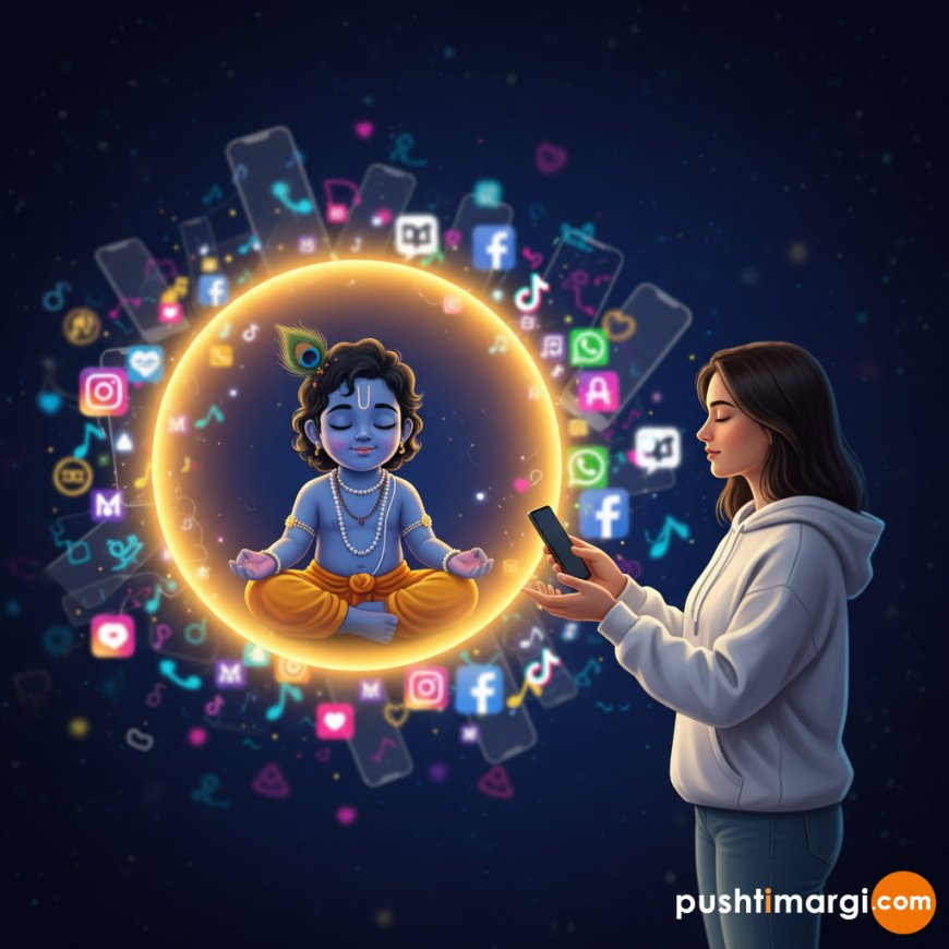 Digital Detox માં શ્રી કૃષ્ણનું કનેક્શન: અસલી સુખનો 'Offline Access'
