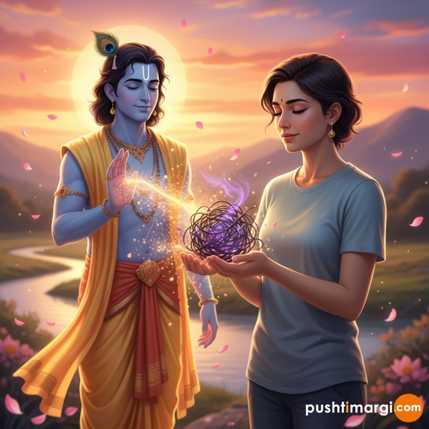 'ચિંતામુક્ત' થવાનો સૌથી સરળ ઉપાય: શ્રીકૃષ્ણને બધું સોંપી દો.