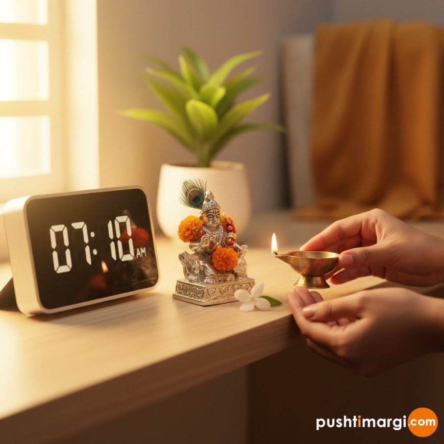 રોજની ૧૦ મિનિટ કૃષ્ણ માટે: સ્ટ્રેસ-ફ્રી જીવનની ફોર્મ્યુલા!