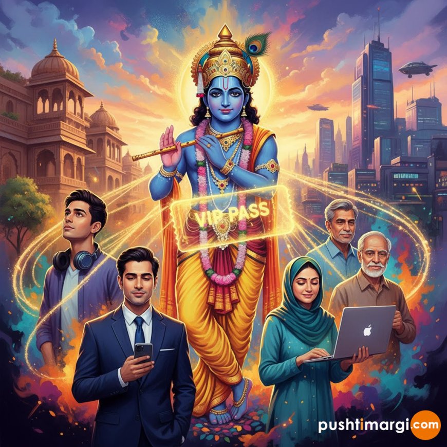 પુષ્ટિમાર્ગ: શ્રી કૃષ્ણ સાથેનું 'VIP' કનેક્શન! - જીવનની 'ગેમ' જીતવાની  ફોર્મ્યુલા