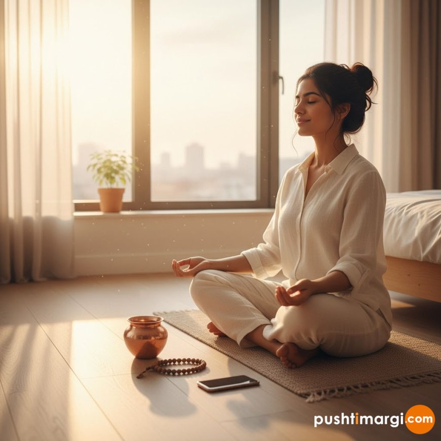 સવારે ઉઠીને આ 3 વસ્તુઓ કરો: દિવસભર પોઝિટિવ એનર્જી અને શ્રીજીની કૃપા મેળવો!