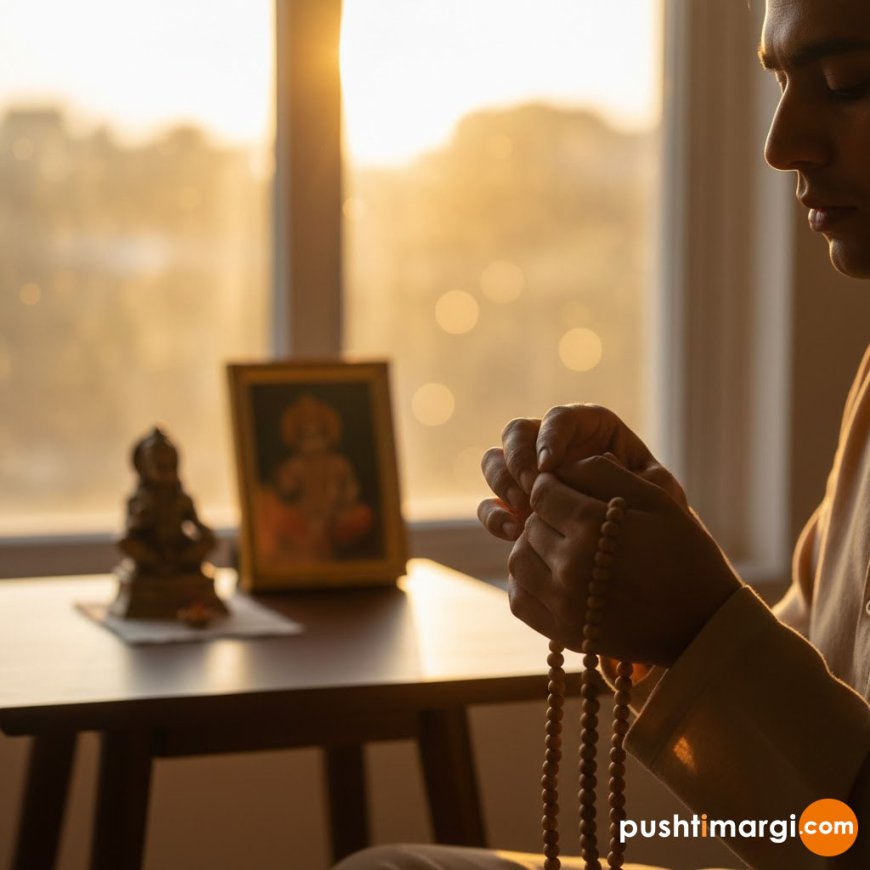 'શ્રી કૃષ્ણ શરણમ્ મમ': સ્ટ્રેસ અને ડિપ્રેશનનો સચોટ વૈષ્ણવ ઉપાય